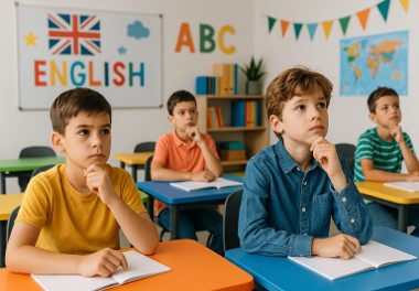 Students struggle to learn English